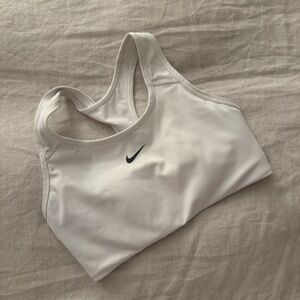 Nike White Athletic Top